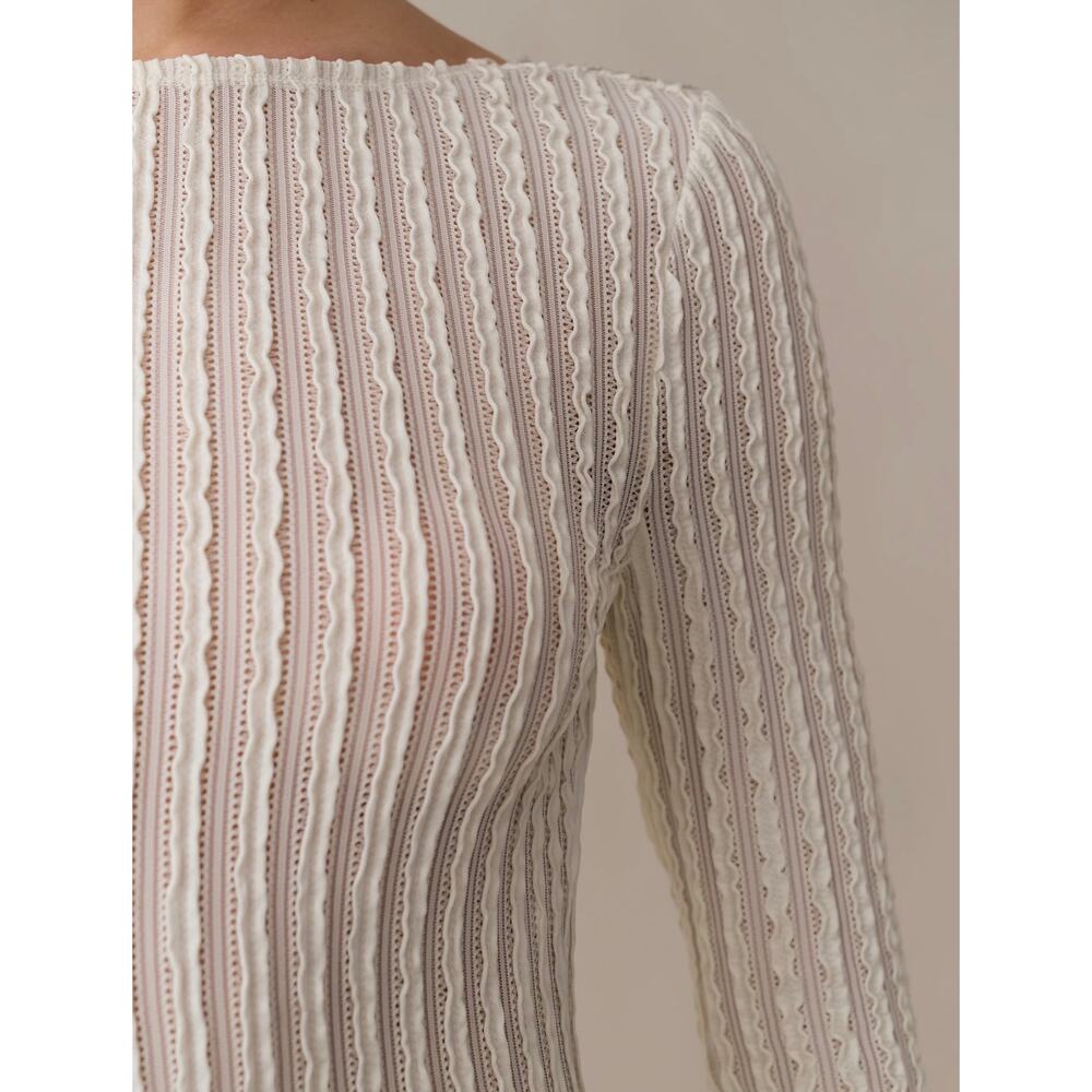 New kourt few moda Anneliese cream Dress $197 sz M - Picture 4 of 6